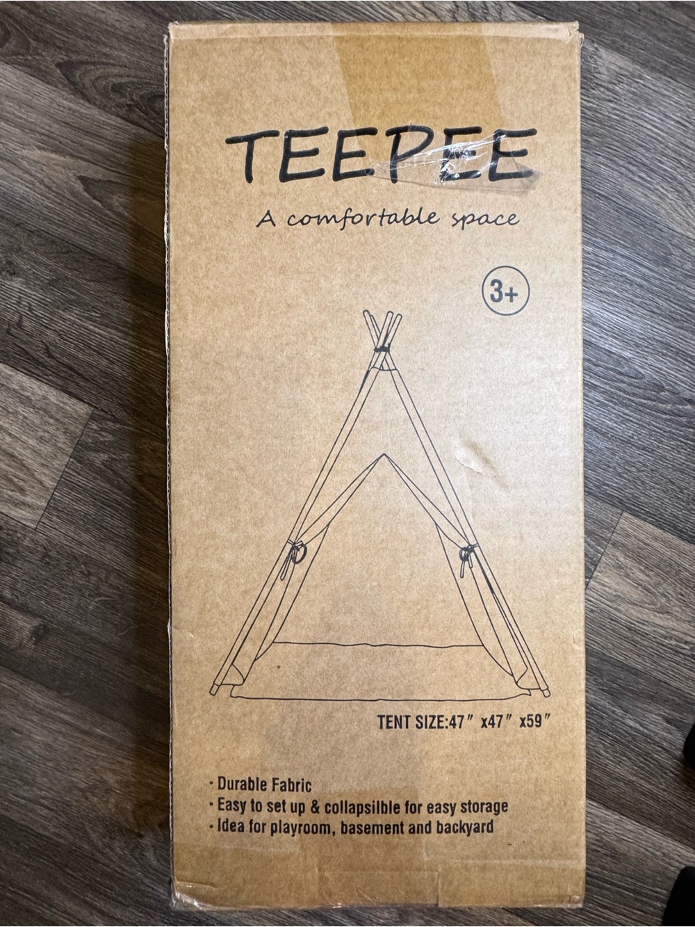 Kids Play Tent - off white